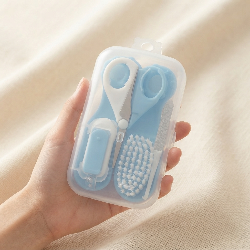 Only Baby Care Kit - 6 Piece Premium Newborn Grooming Kit for Toddlers & Infants | Random Color
