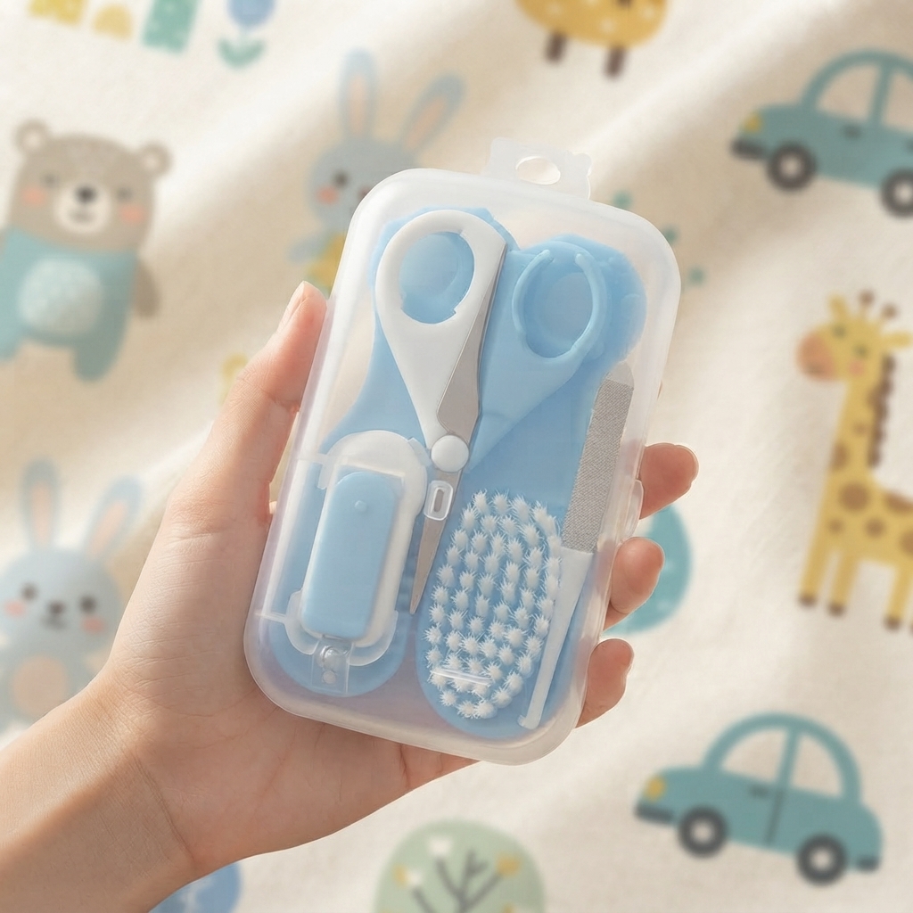 Only Baby Care Kit - 6 Piece Premium Newborn Grooming Kit for Toddlers & Infants | Random Color thumbnail 3