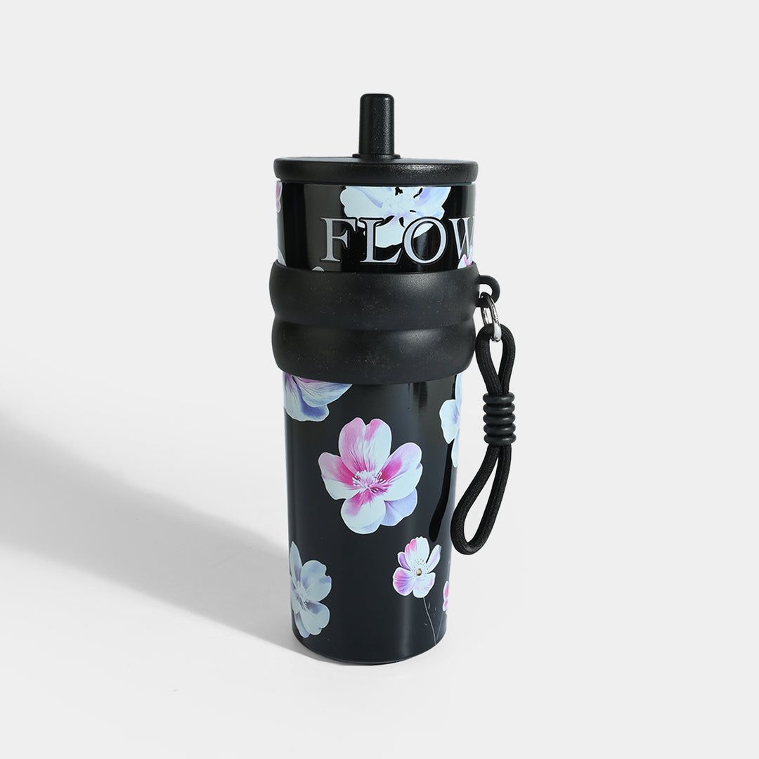 Flowers Tumbler 700ml – Stylish Floral Design Drinking Cup for Home, Office & Everyday Use