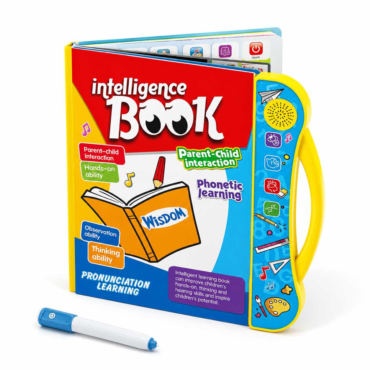 Intelligent Book Growing Up Pre School English Talking Smart Pen Learning Machine Toy Tablets For Kids thumbnail 2