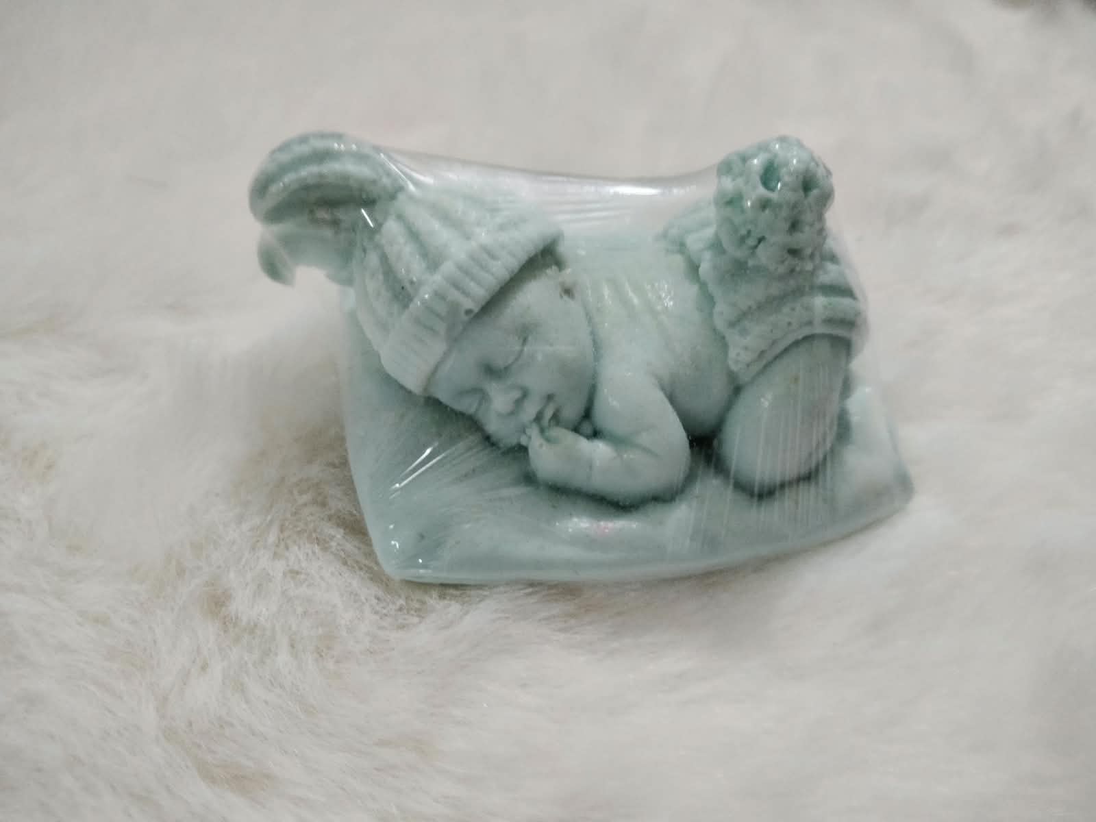 Baby Special Gift Soap - Personal Care Accessory And Daily Routine - 100g (Soft Blue) thumbnail 4