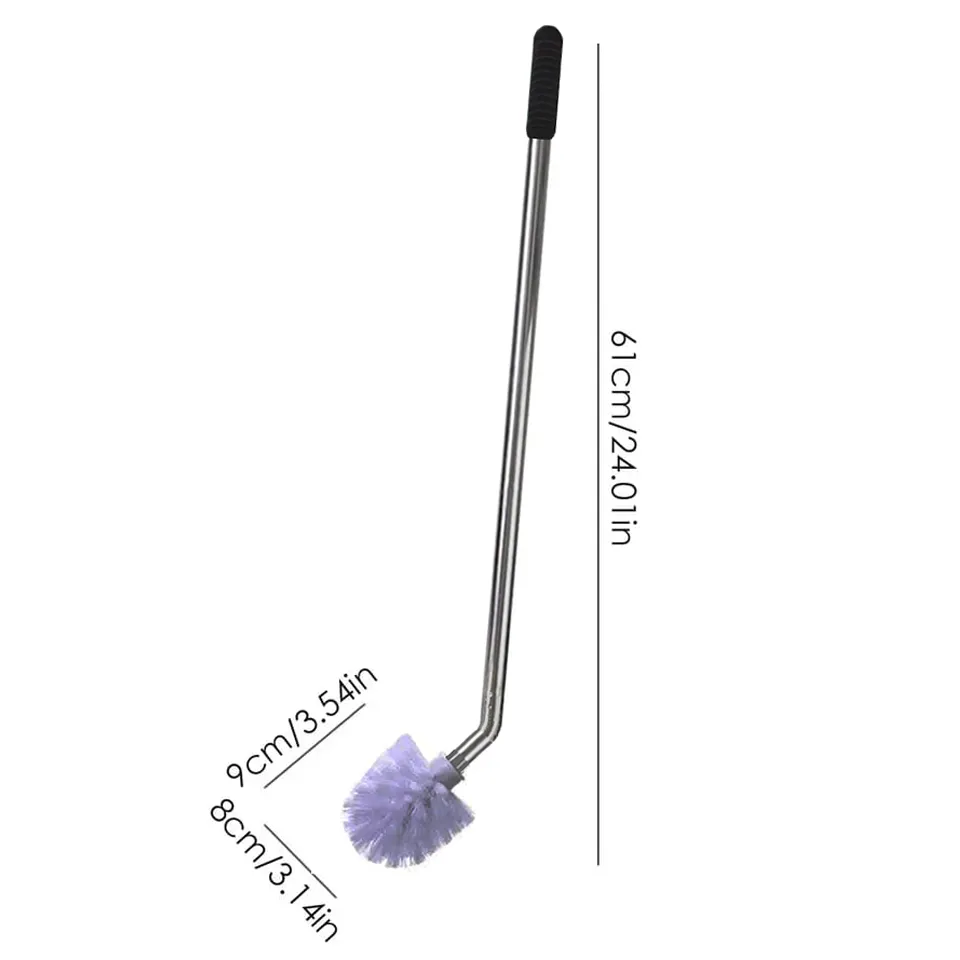 19 Liter Bottle Cleaning Brush | Water Can Washing Brush | Steel Handle Long Brush thumbnail 2