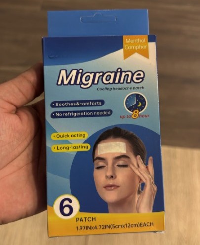 Migraine Cooling Headache Patch (Pack Of 6 Pcs) thumbnail 3