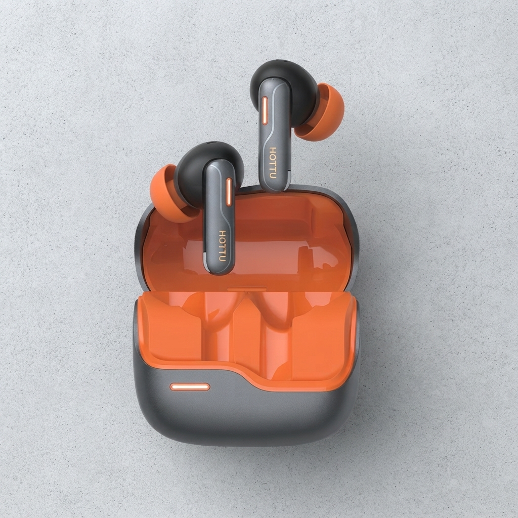 HOTTU TS02 Boom X True Wireless Earbuds – Quad Mic ENC, 40H Playtime & Deep Bass thumbnail 2