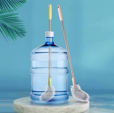19 Liter Bottle Cleaning Brush | Water Can Washing Brush | Steel Handle Long Brush thumbnail 3