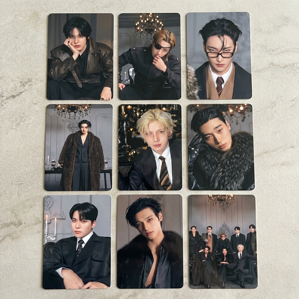 Set of 9 ATEEZ 'Golden Hour' Photocards thumbnail 2