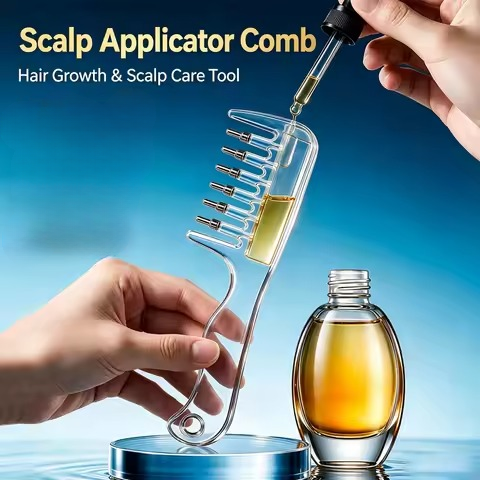 Scalp Massage And Relaxing Comb With Rolling Balls For Scalp Relaxation And Hair Care