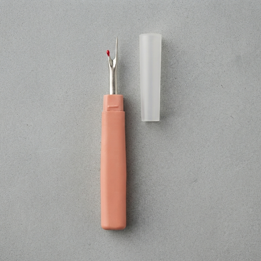 Seam Ripper Stitch Opener With Protective Cap Sharp Thread Cutter Sewing Tool For Embroidery Tailoring thumbnail 2