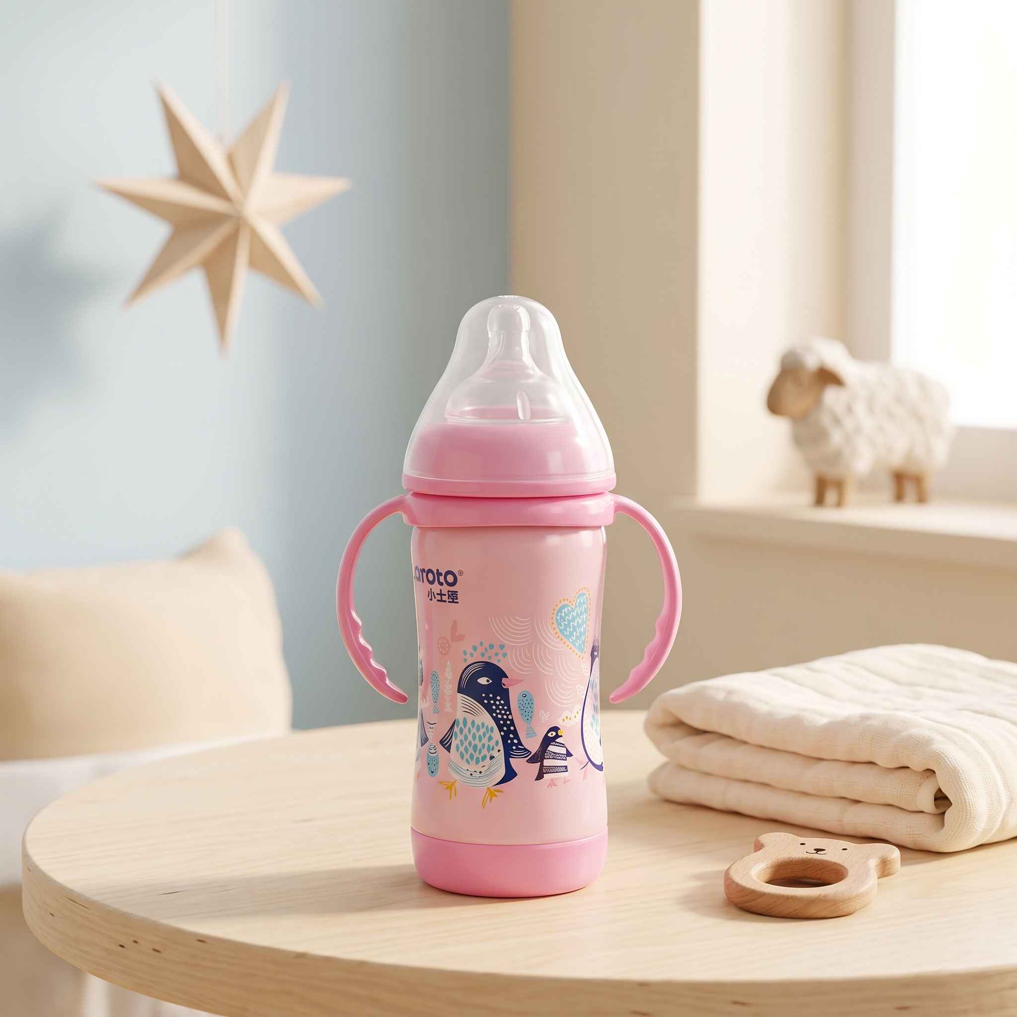 Potato Baby Stainless Steel Thermos Feeding Bottle  - 210ml thumbnail 3