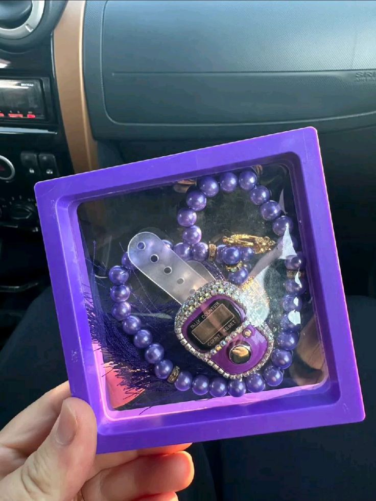 Elegant Digital Tasbih with Prayer Beads Set in Gift Box