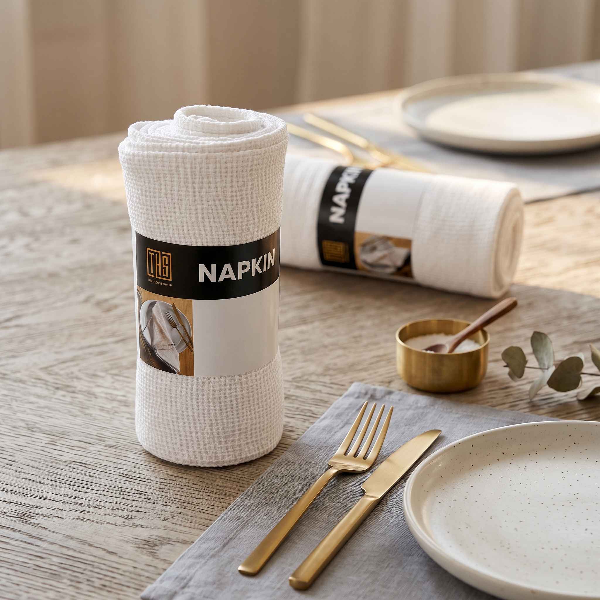 Premium Export Quality 100% Cotton Napkin (45x70 cm, 280 GSM) – Heavy-Duty Cloth Table Linen thumbnail 3