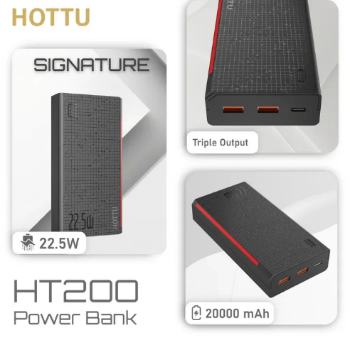 HOTTU HT200 Signature 20000mAh 22.5W Fast Charging Power Bank