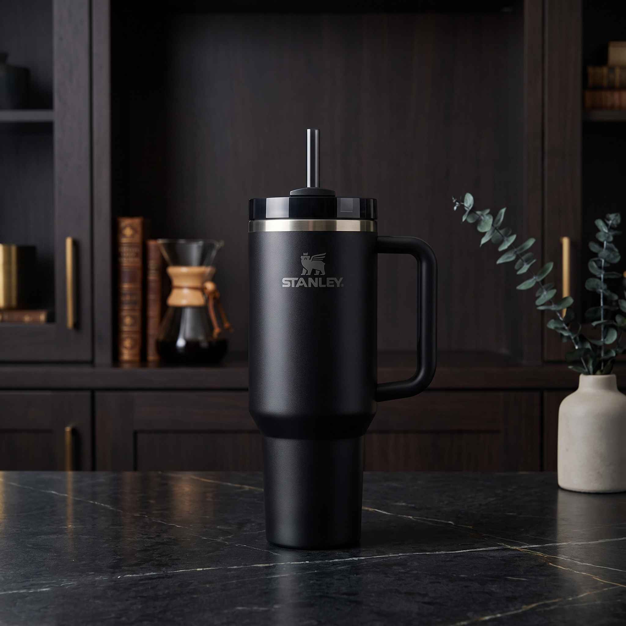 Stanley 40oz 1200ml Premium Stainless Steel Tumbler - Black thumbnail 3