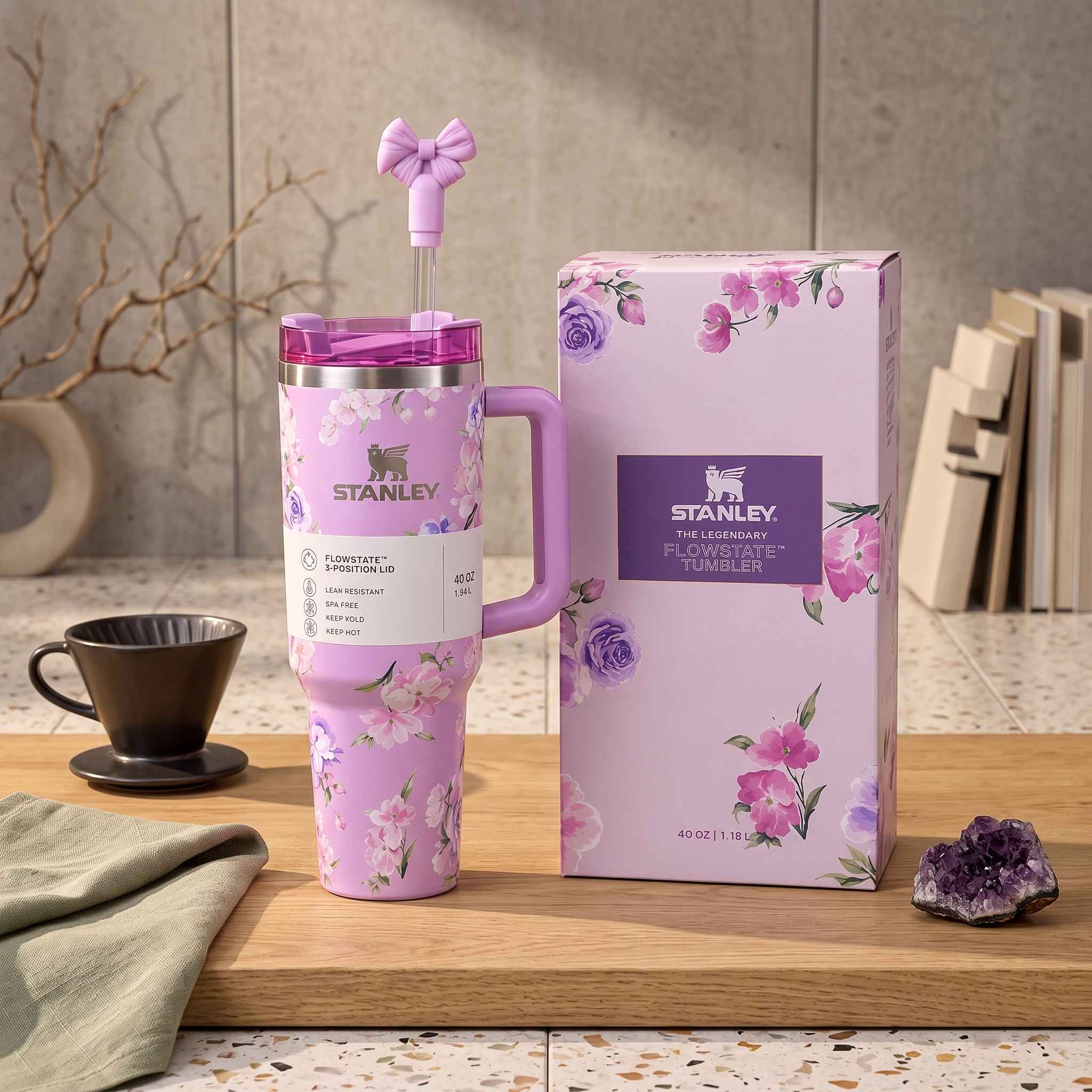 Stanley 40oz 1200ml Premium Stainless Steel Tumbler - Lavender