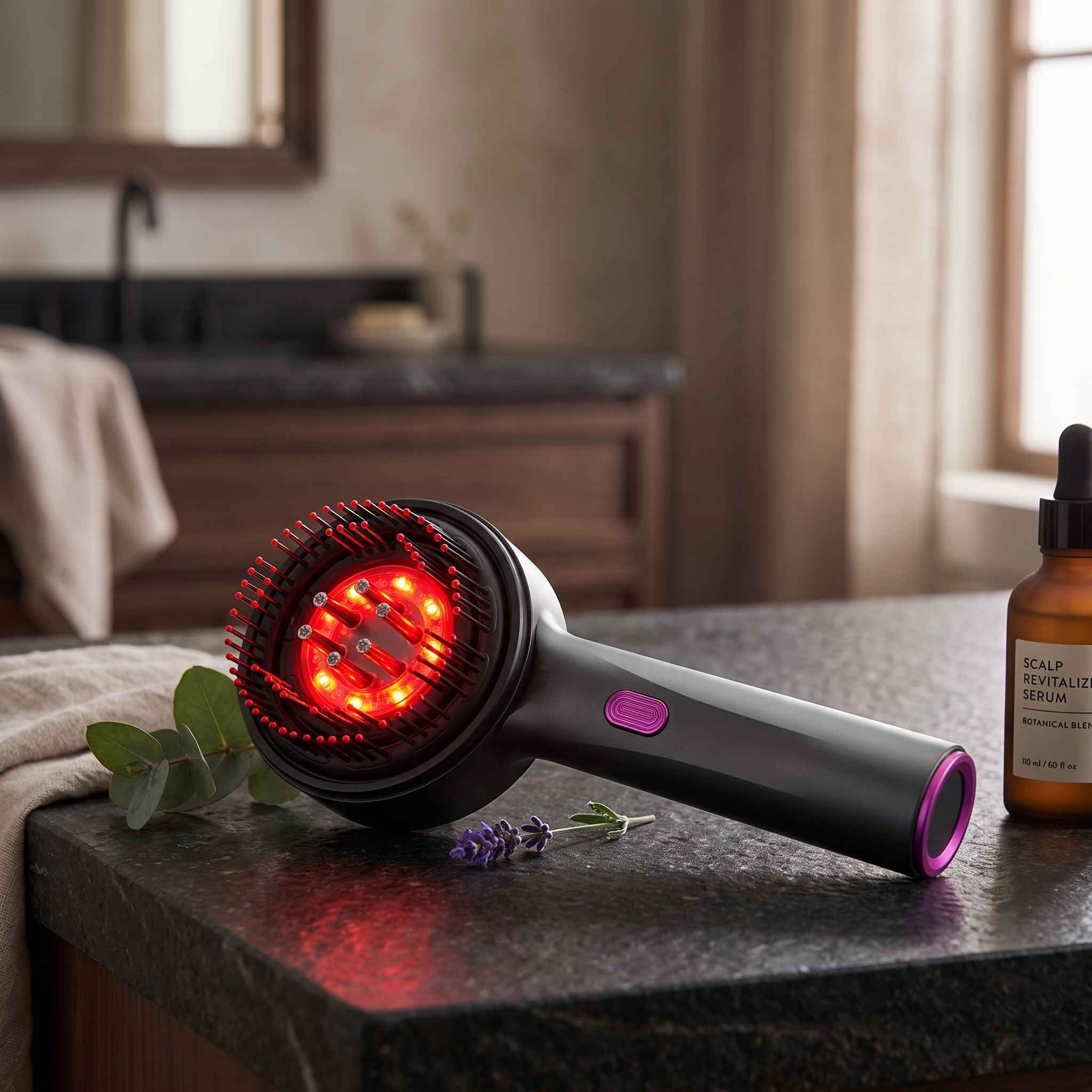 Laser Hair Growth & Scalp Massage Brush thumbnail 2