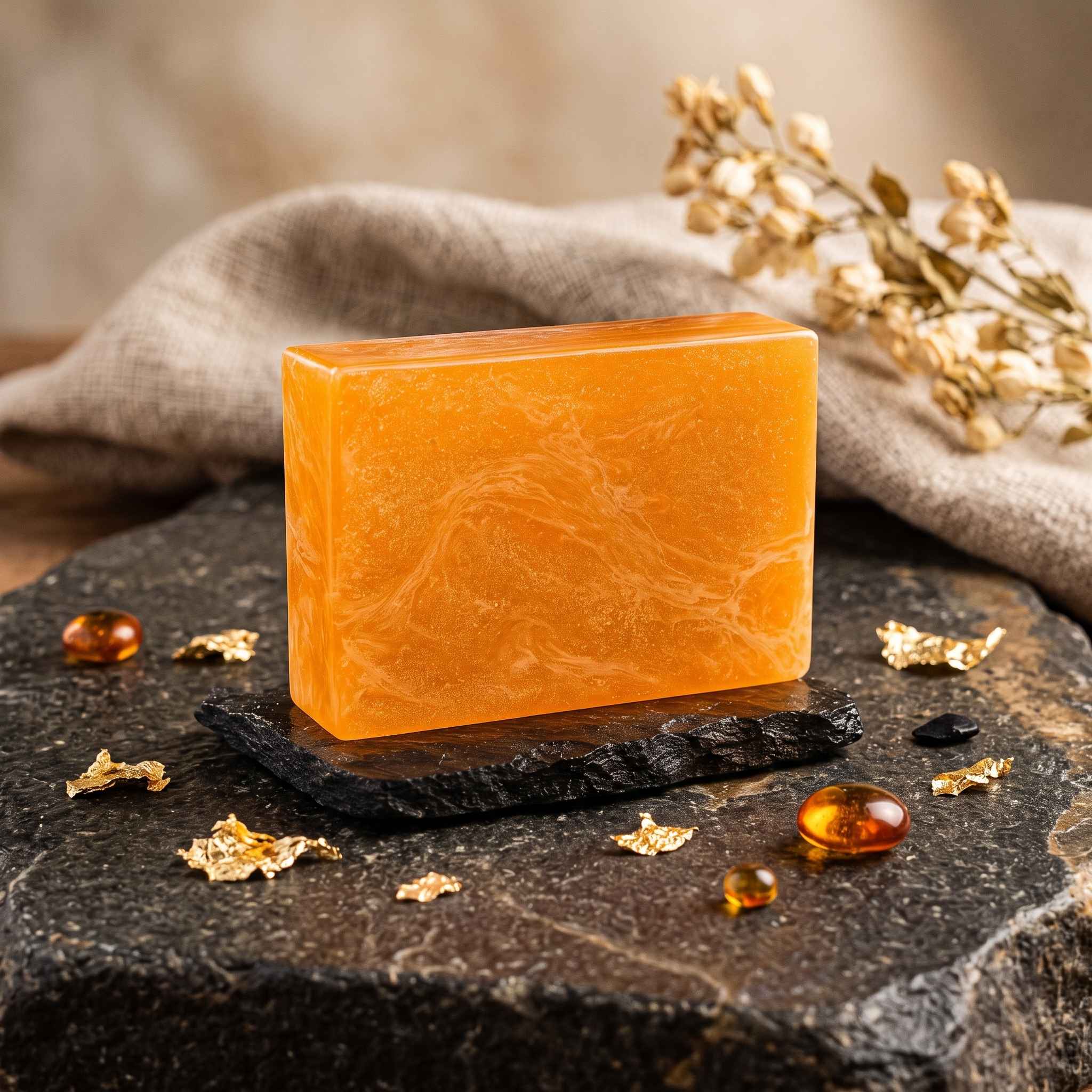 Premium Transparent Glycerin Soap Bar | Deep Moisturizing | Crystal Clear Handmade Soap 100g | Gentle Skin Cleansing | Hydrating Beauty Soap - 100g