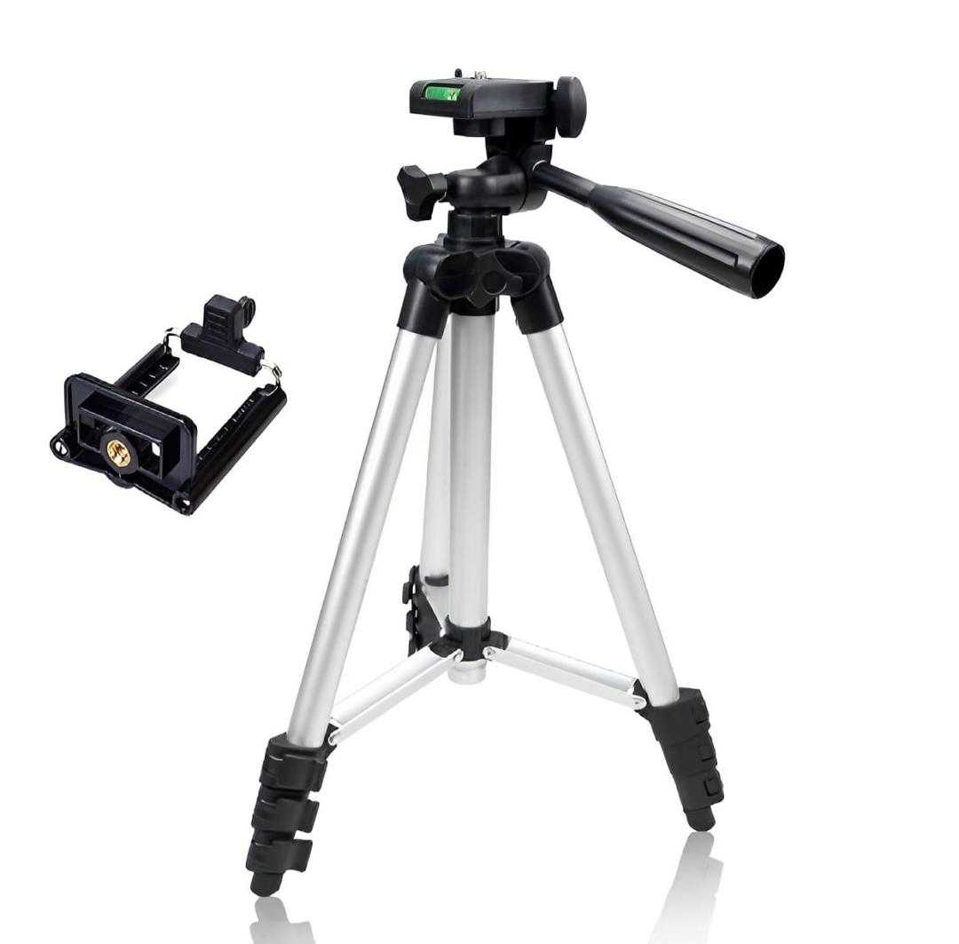 3.5ft Adjustable Tripod Stand for Mobile & Camera with Carrying Bag