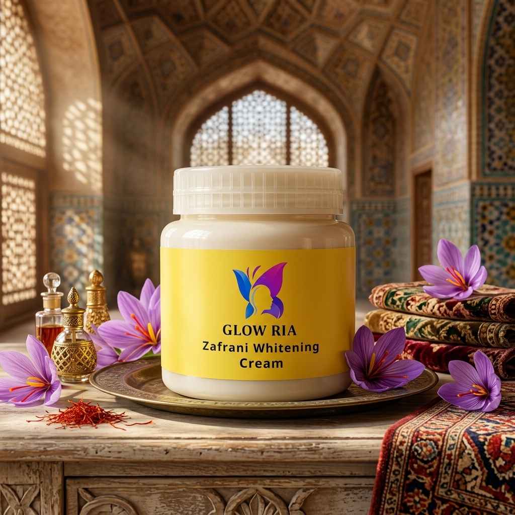 Glow Ria Zafrani Whitening Cream Natural Skin Care Formula Brightens Complexion Reduces Dark Spots And Enhances Smooth Radiant Glow - Premium Quality