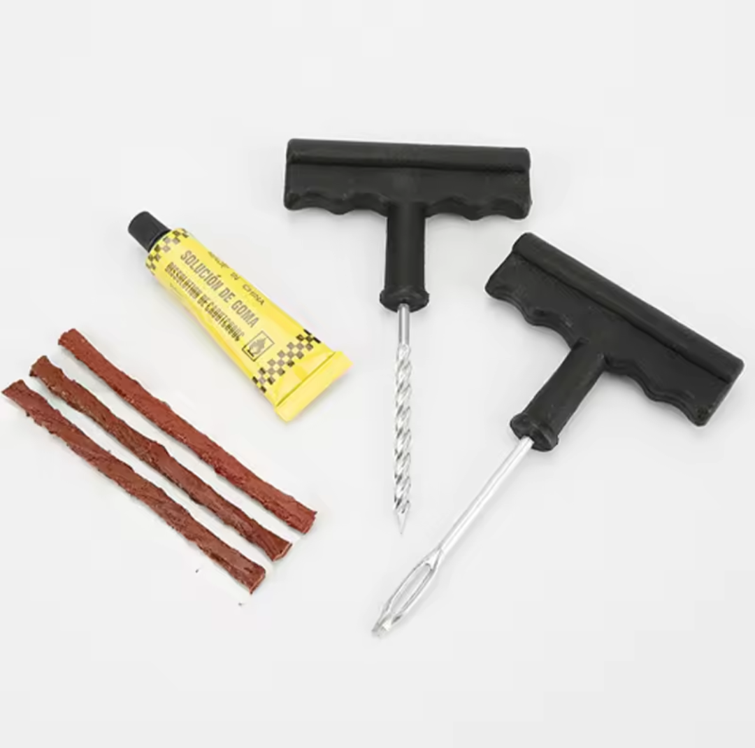 Tubeless Tire Repair Kit Car Motorcycle Bike Puncture Repair Tool Set