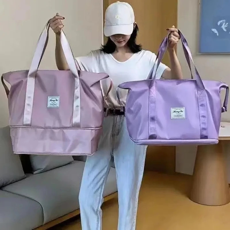 Women's Travel / Gym Duffel Bag Expandable Luggage Carry All Handbag - Buy Online in Pakistan at Zenbu Store