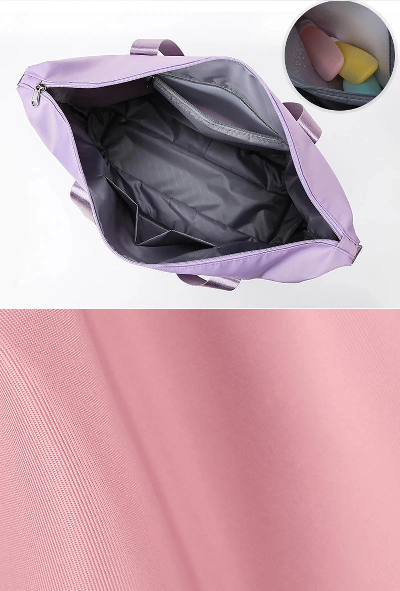 Women's Travel / Gym Duffel Bag Expandable Luggage Carry All Handbag - Buy Online in Pakistan at Zenbu Store (Image 10)