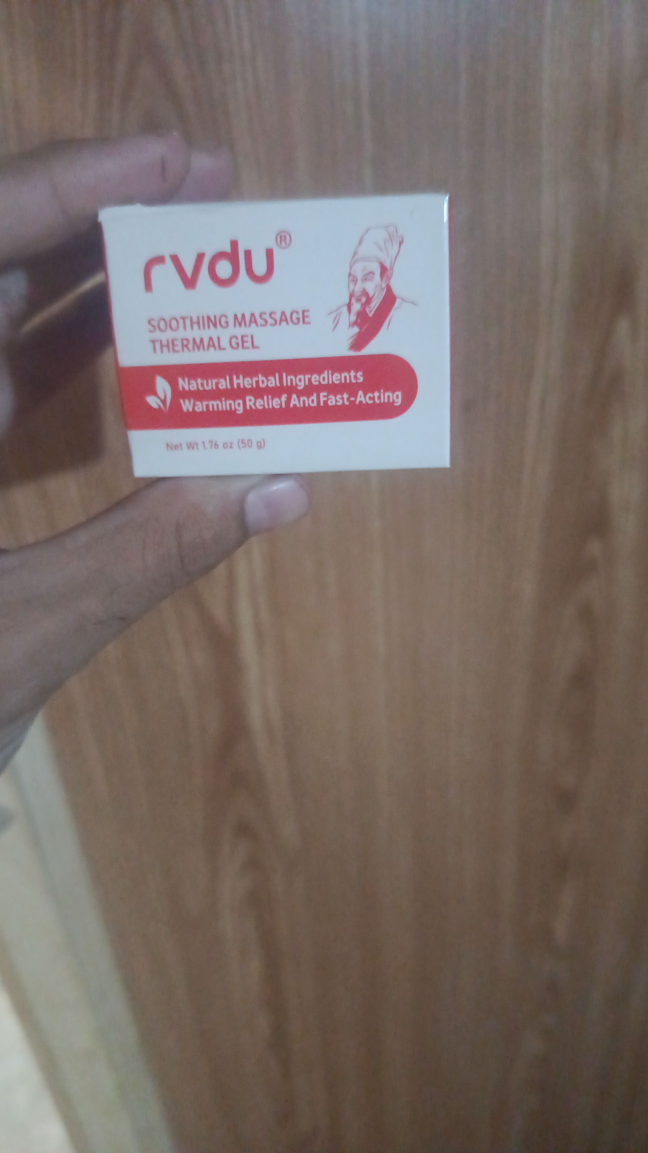 rvdu Soothing Massage Thermal Gel (50g) - Fast-Acting Herbal Relief