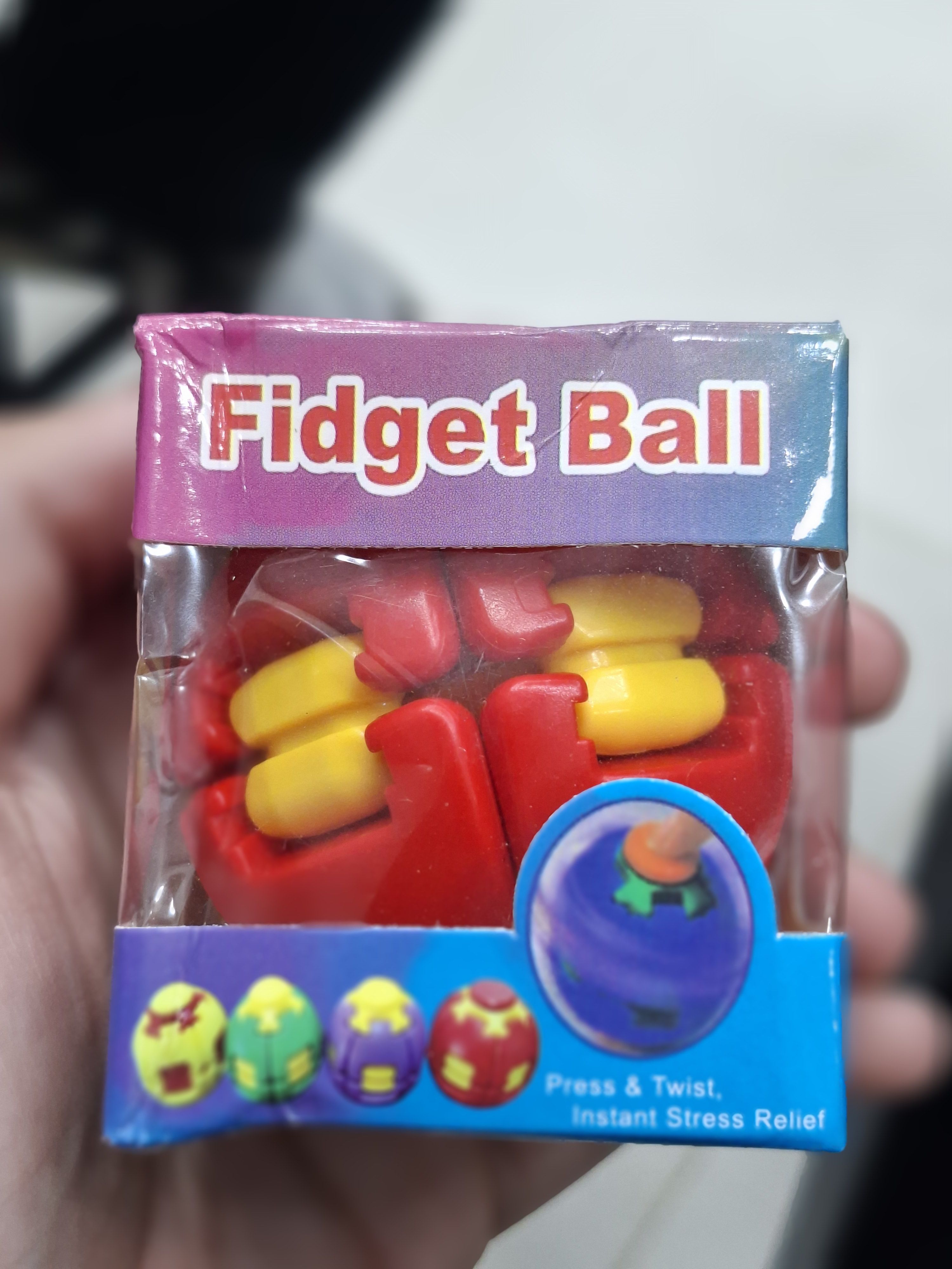 LED Light-up Fidget Ball - Stress Relief Toy | Random Color