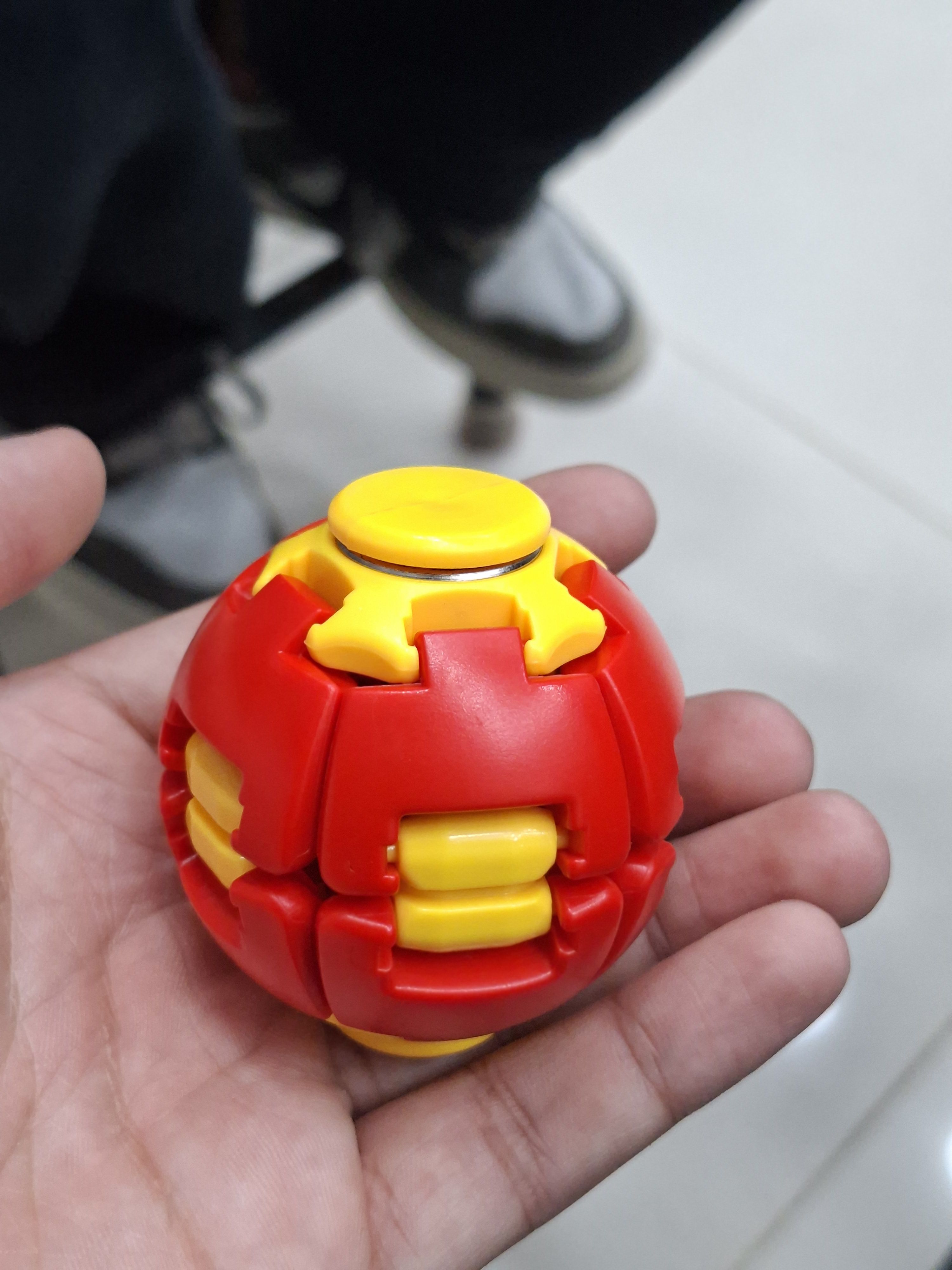 LED Light-up Fidget Ball - Stress Relief Toy | Random Color