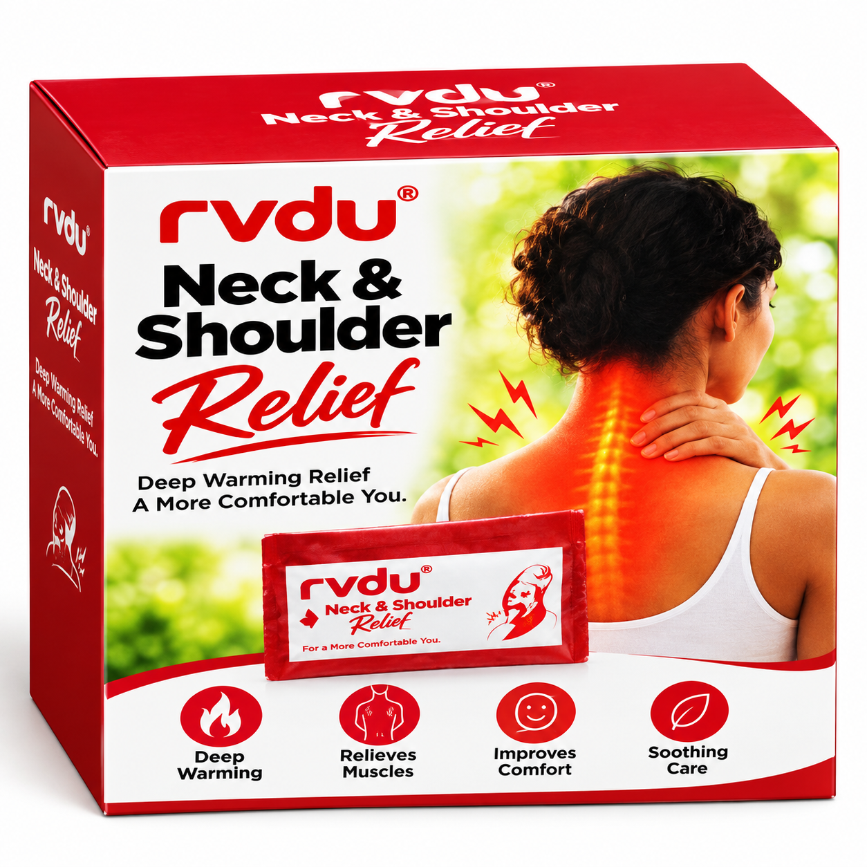 RVDU Warming Soothing Massage Gel for Muscles & Joints, 50g