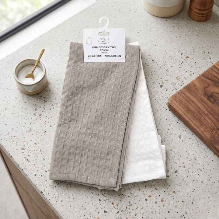 Waffle Kitchen Towel – Honeycomb Weave Dish Cloth - Random Color