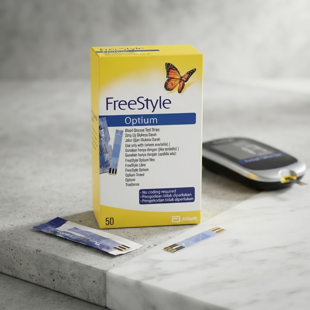 FreeStyle Optium Blood Glucose Test Strips – Accurate & Reliable Testing Supplies
