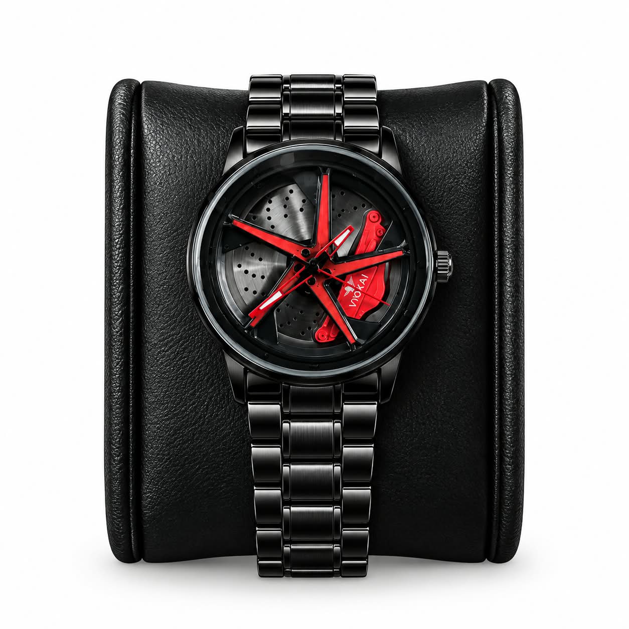 VIOKAI Sport Car-Wheel Inspired Watch Unique Automobile Style Wristwatch view 2