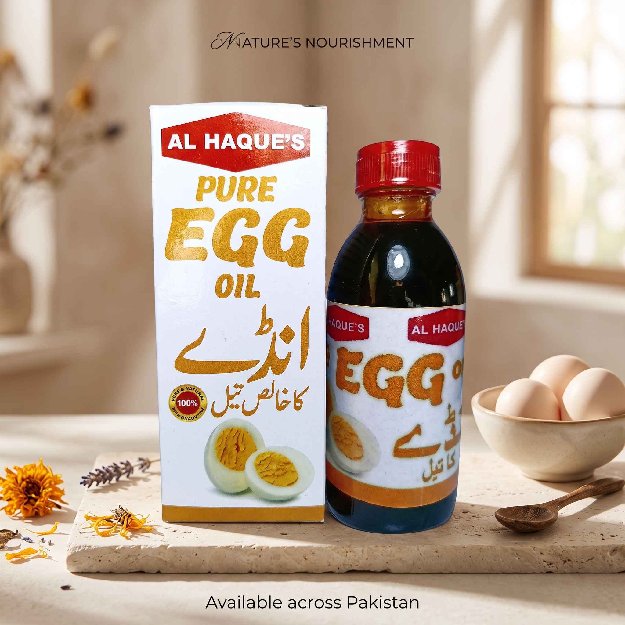 AL HAQUE'S Pure Egg Oil – 125ml