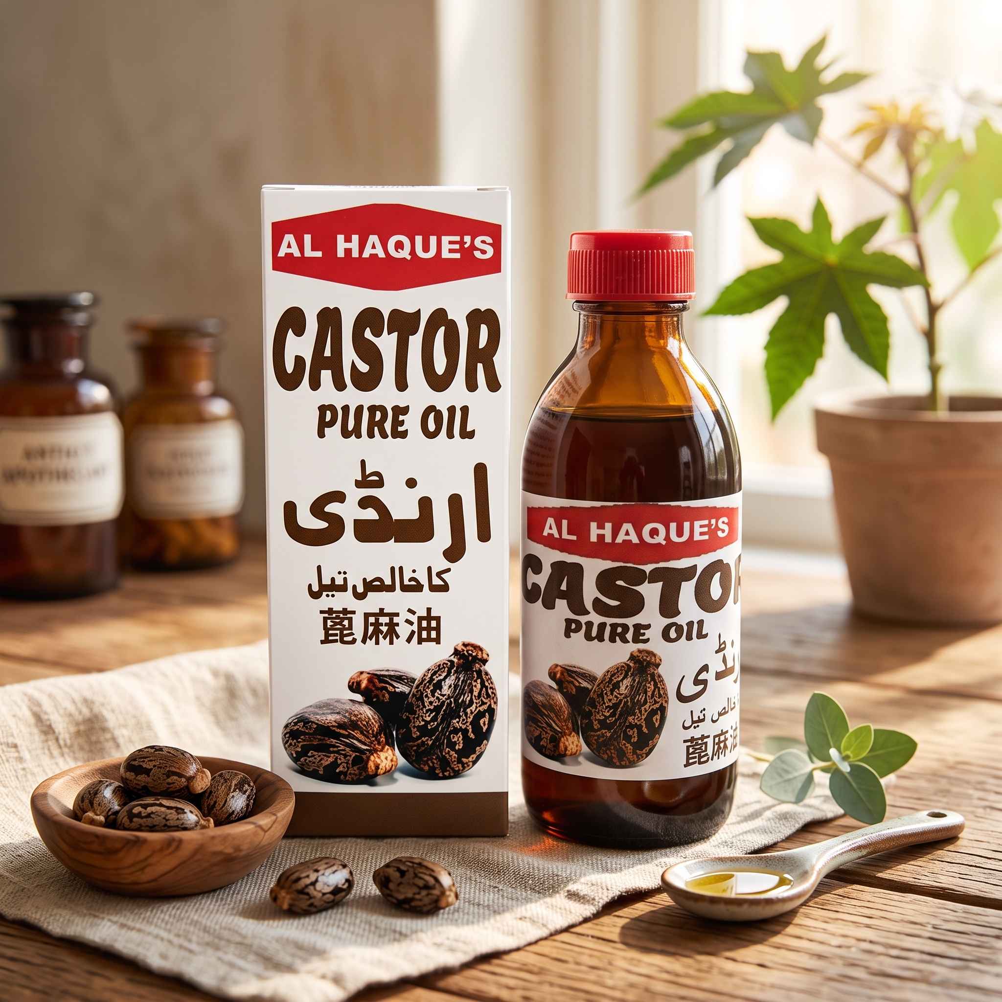 AL HAQUE'S Pure Castor Oil – 125ml