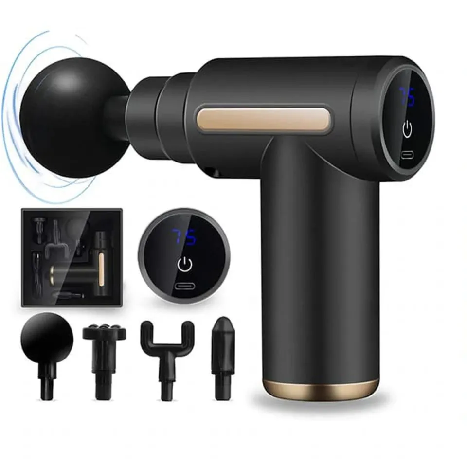 Portable Electric Fascia Gun – Handheld Body Massager view 3