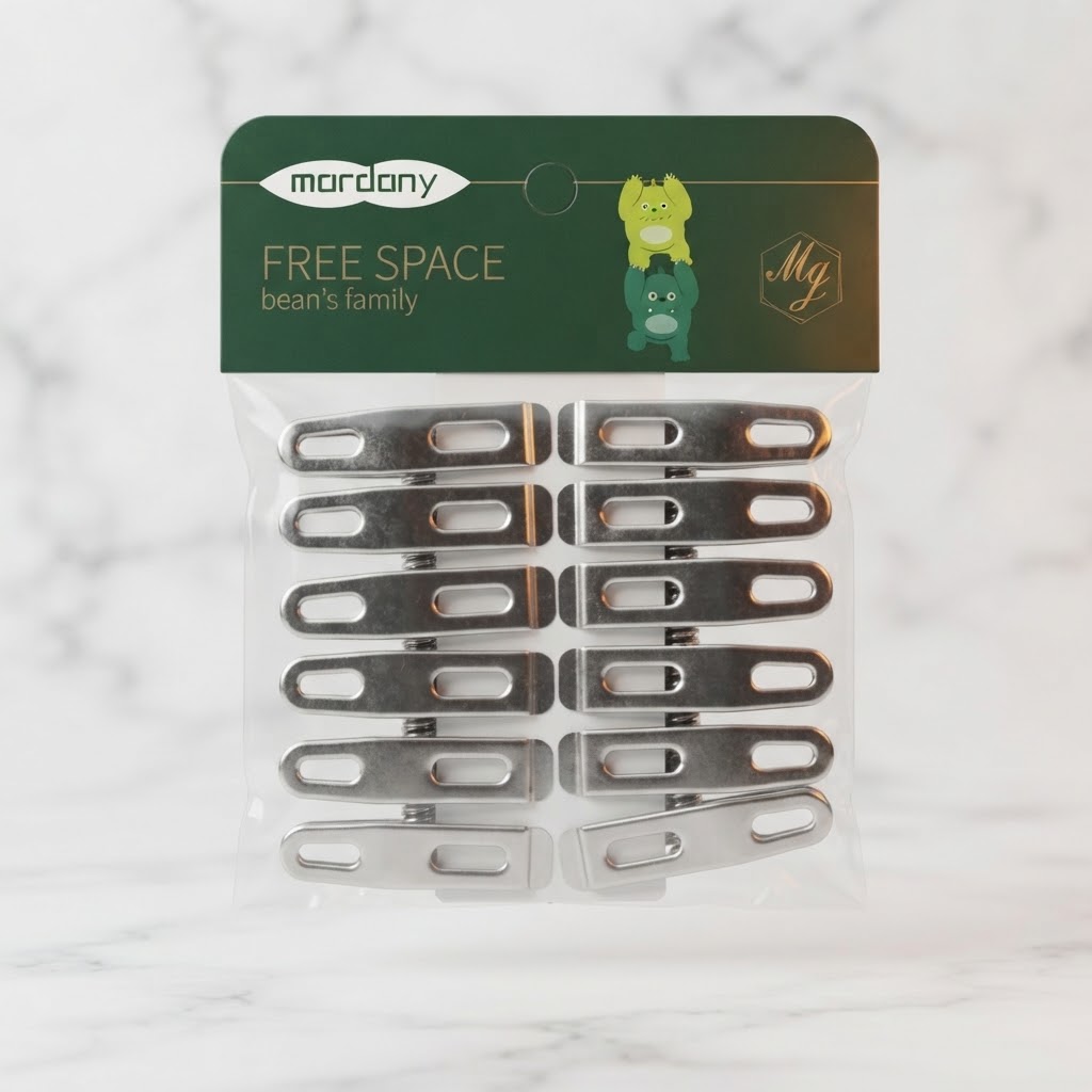 High Quality Steel Cloth Clips – Rust-Resistant Heavy-Duty Laundry Pegs