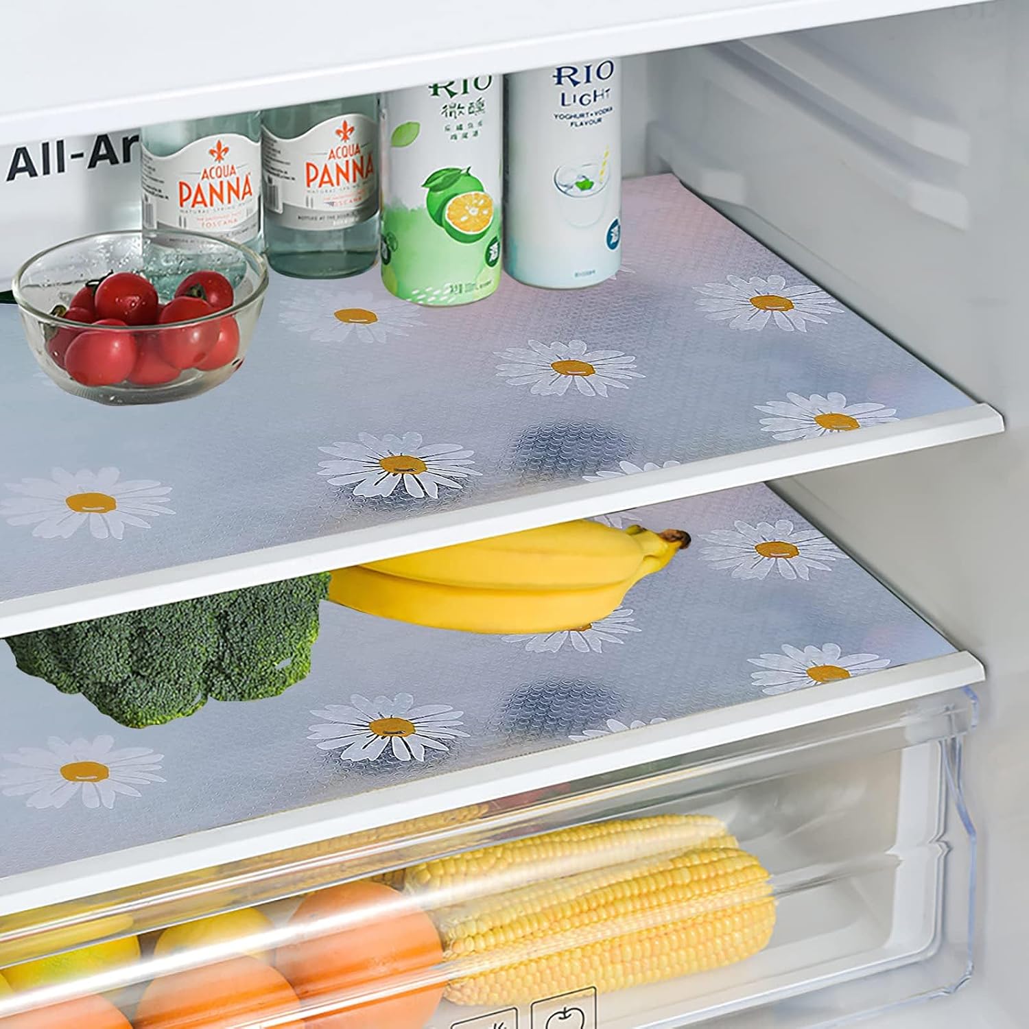 Anti-Slip Drawer Sunflower PVC Sheet Roll 45x150 cm