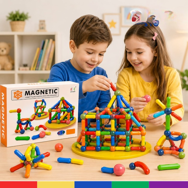 25pc Magnetic Building Blocks | STEM Educational Construction Toy