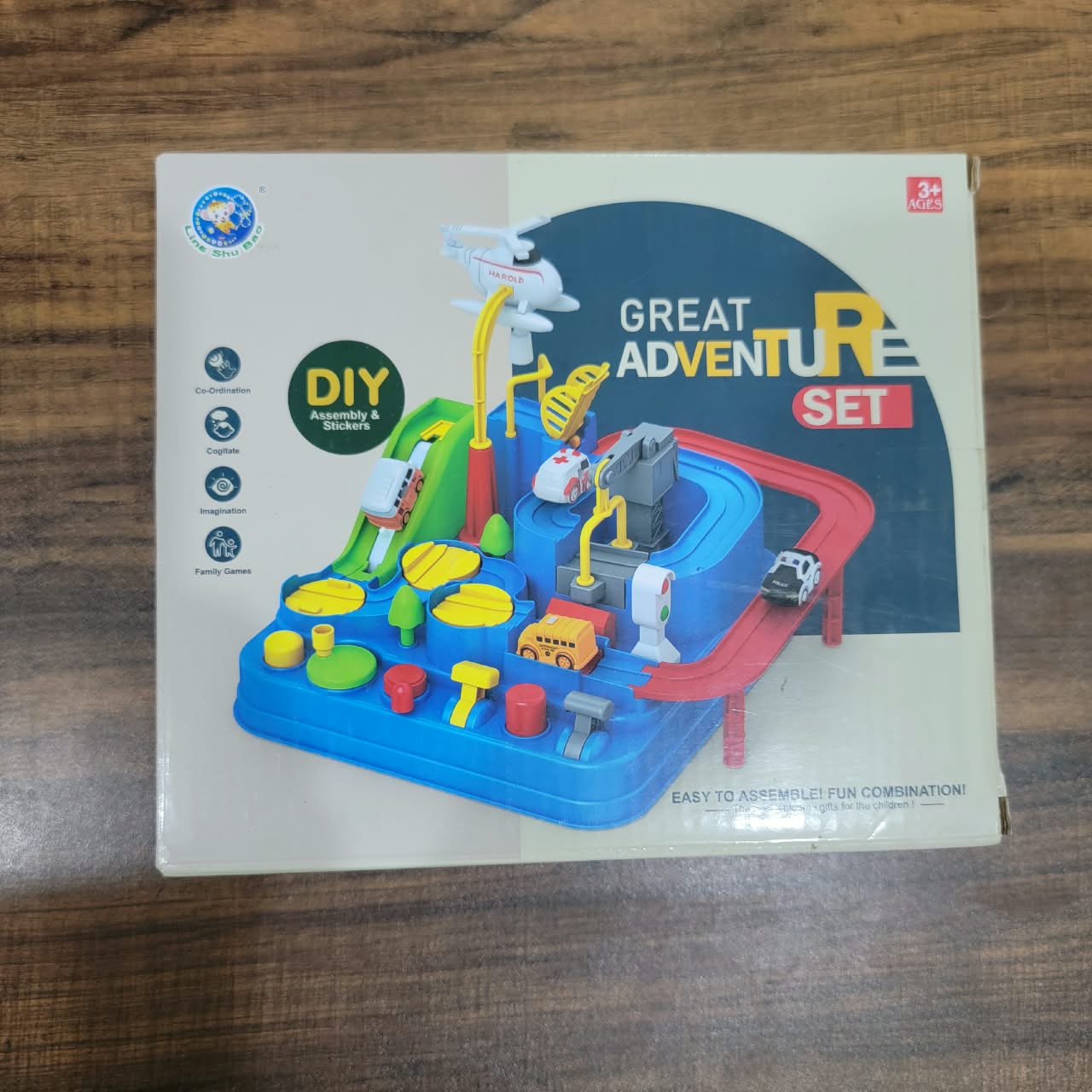 Great Adventure DIY Car Track Set for Kids view 3