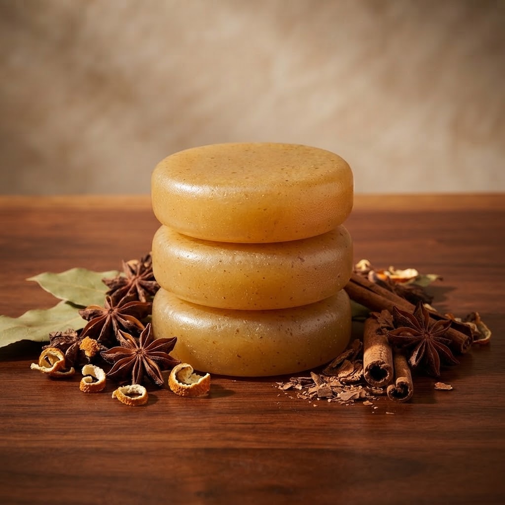 Organic Orange & Turmeric Soap 100g | Handmade Natural Soap for Skin Brightening, Deep Cleansing & Glowing Skin | Dark Spot Care | All Skin Types view 2