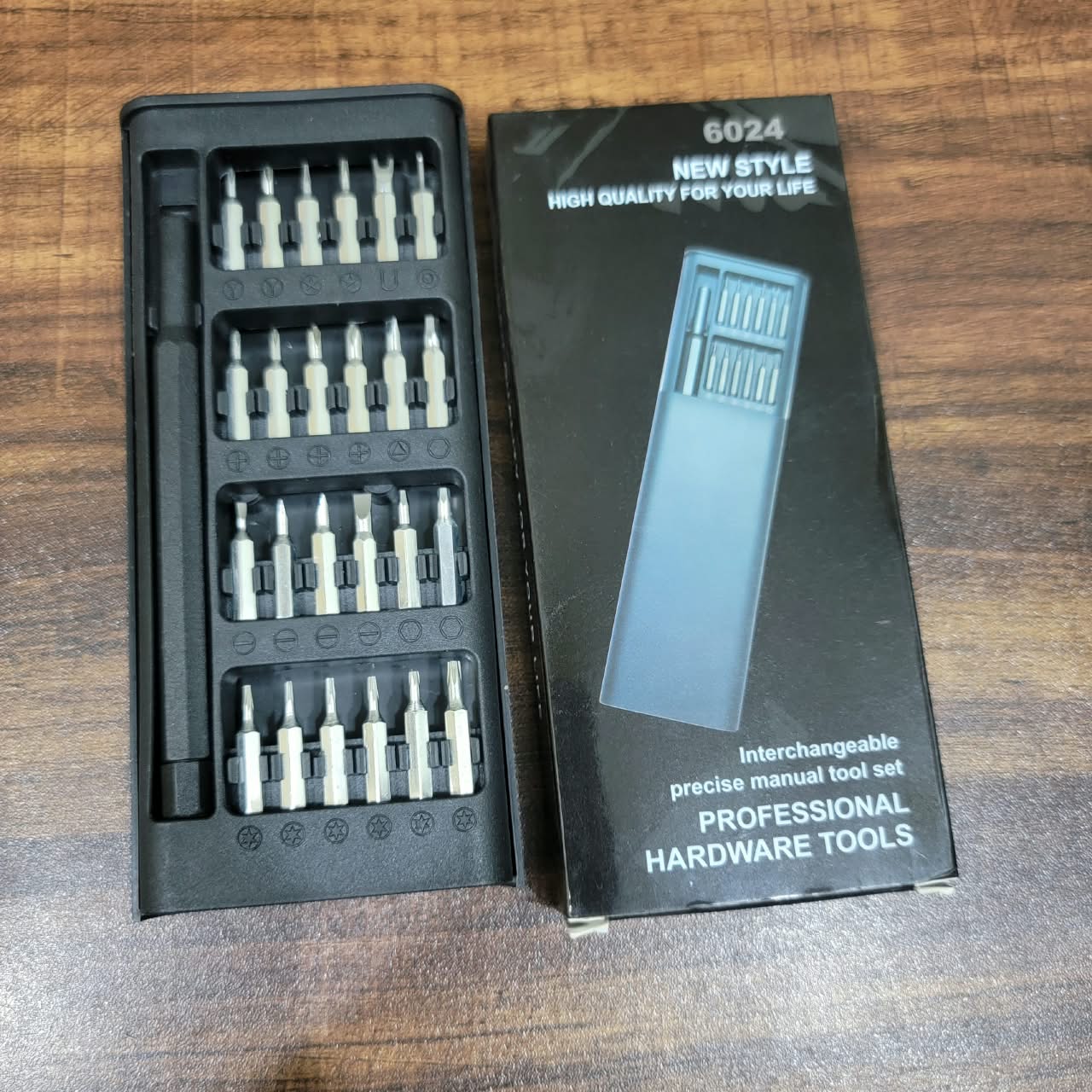 6024 Precision Screwdriver Set - 24 in 1 Interchangeable Manual Tool Set view 3