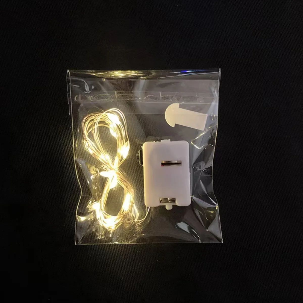 1 Pcs Battery Operated Mini Chili Mili LED Light With Flashing Modes Copper Wire Fairy Lights for Mirror Gift Decoration Home Decore