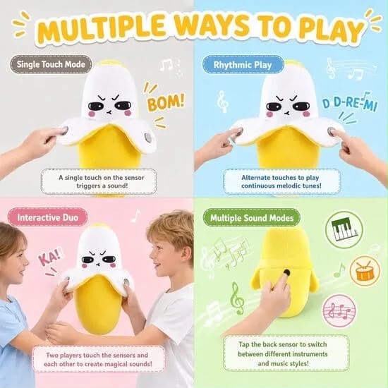 Interactive Banana Musical Toy for Kids view 4
