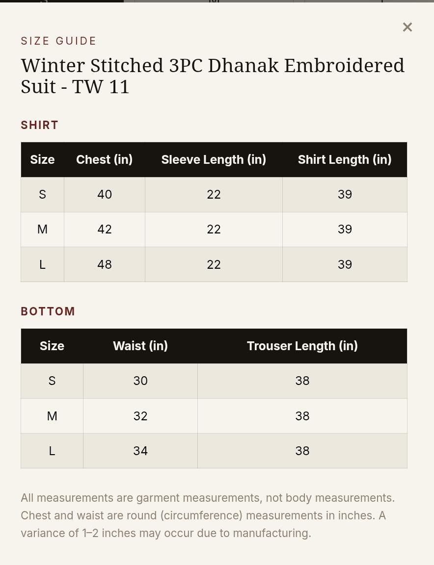 JAZMINE Ready-to-Wear 3-Piece Winter Suit - Buy Online in Pakistan at Zenbu Store (Image 4)