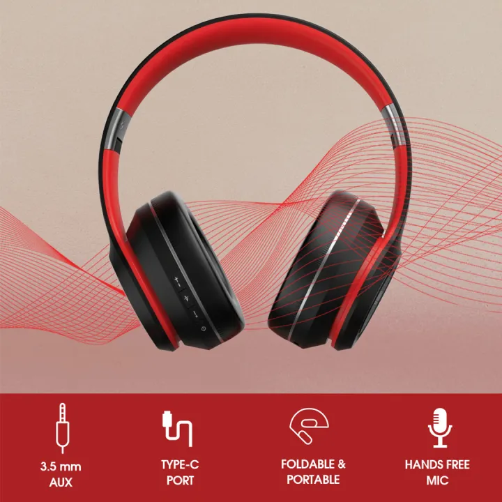 HOTTU BH03 Bluetooth Headphone Micro SD | AUX | Wireless Audio Headset view 2