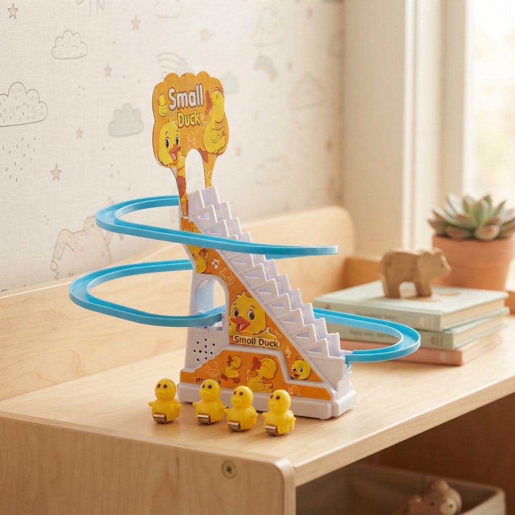 Duck Track Set Toy for Kids – Fun DIY Track Building Set with Cute Duck view 4