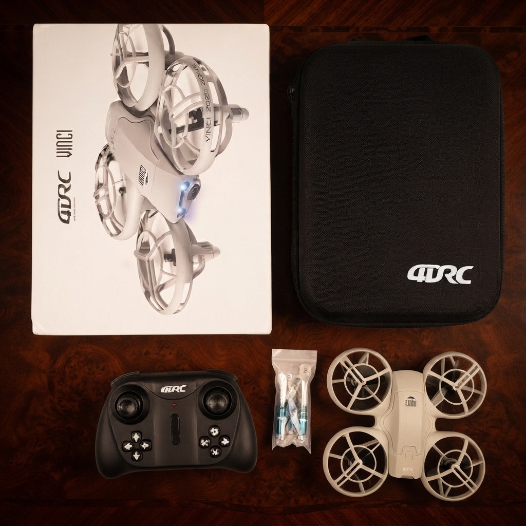 4DRC V8 Mini Rc Drone With Camera And Carrying Case Foldable Quadcopter view 3