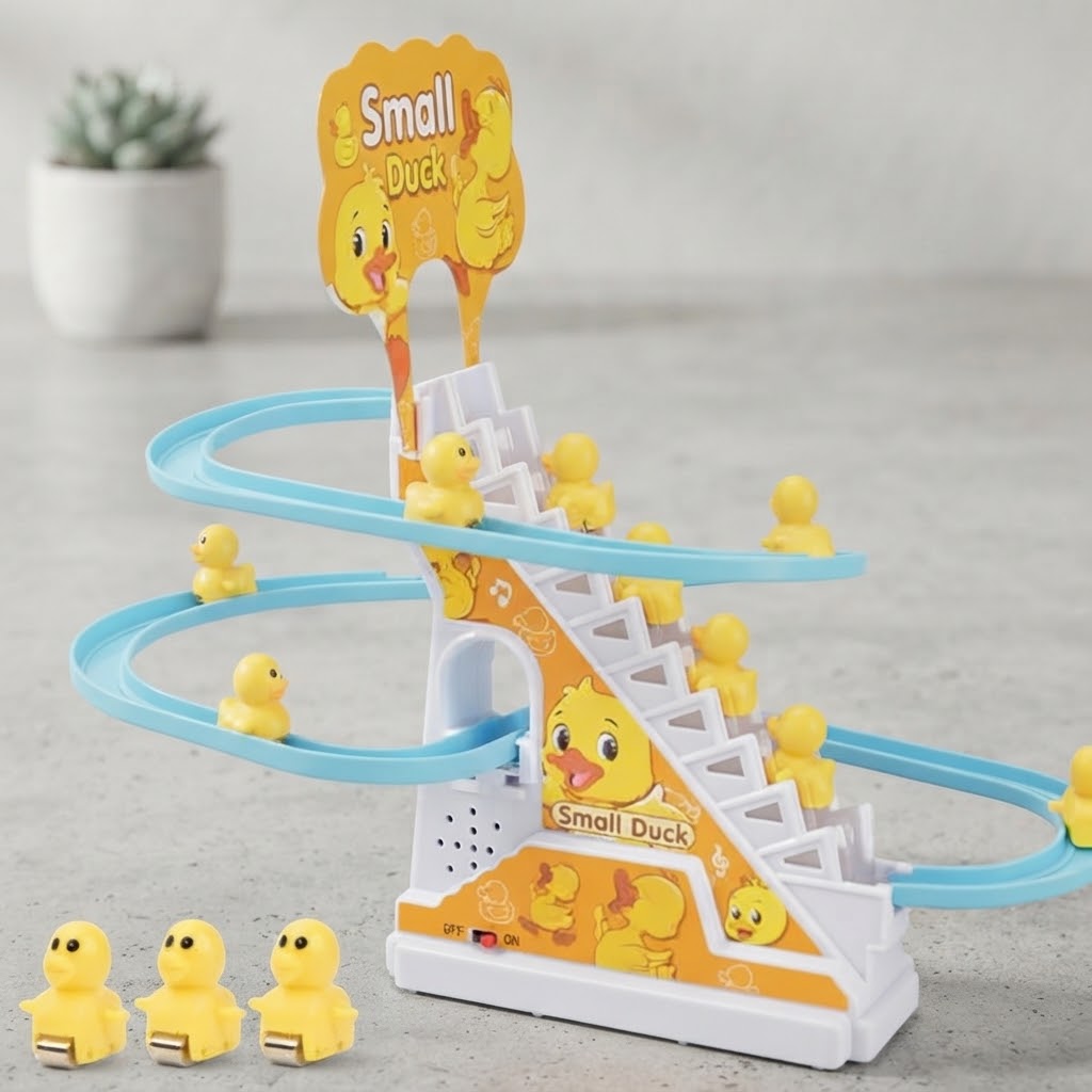 Duck Track Set Toy for Kids – Fun DIY Track Building Set with Cute Duck view 3