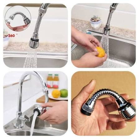 360 Degree Long Faucet | Tap Shower Anti-Splash Faucet | Rotatable Shower Faucet For Kitchen