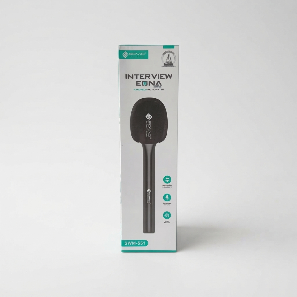 SOVO Interview Mic SWM-551 Professional Audio Recording Microphone Device view 2